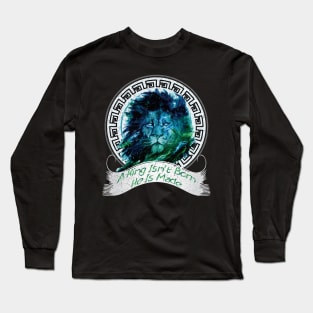 Spirit Lion cool grunge Long Sleeve T-Shirt